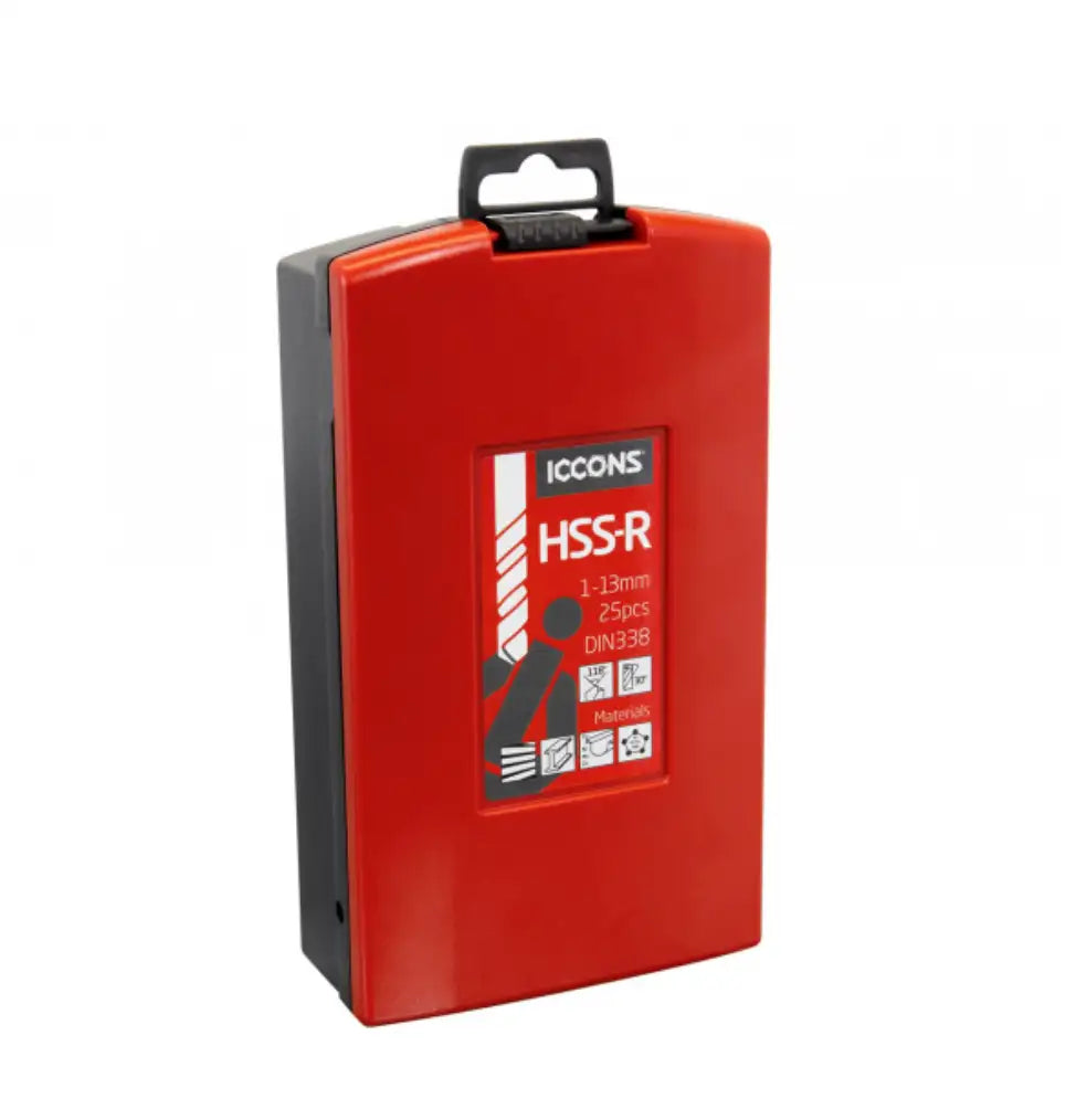 ICCONS HSS-R Twist Drill Kit 25 Pce - For Metal