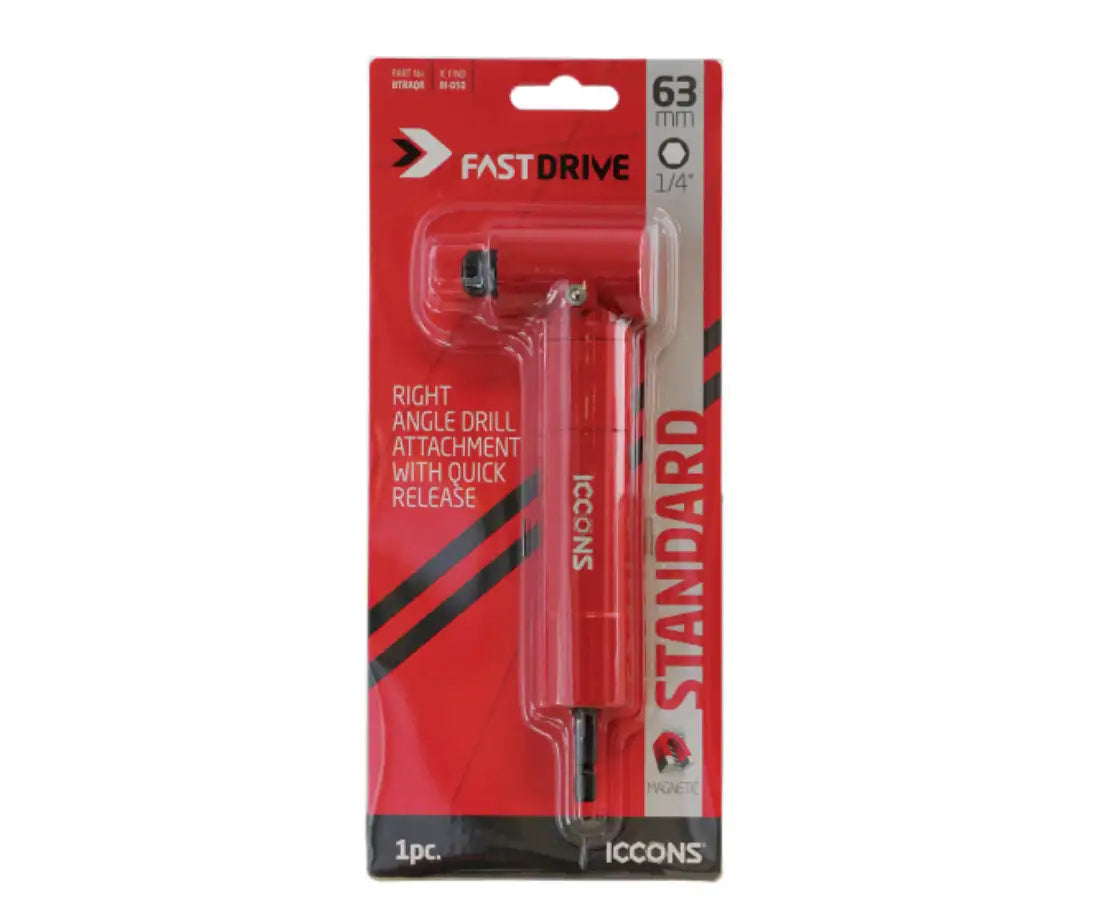 Right Angle Drill Attachment with Quick Release