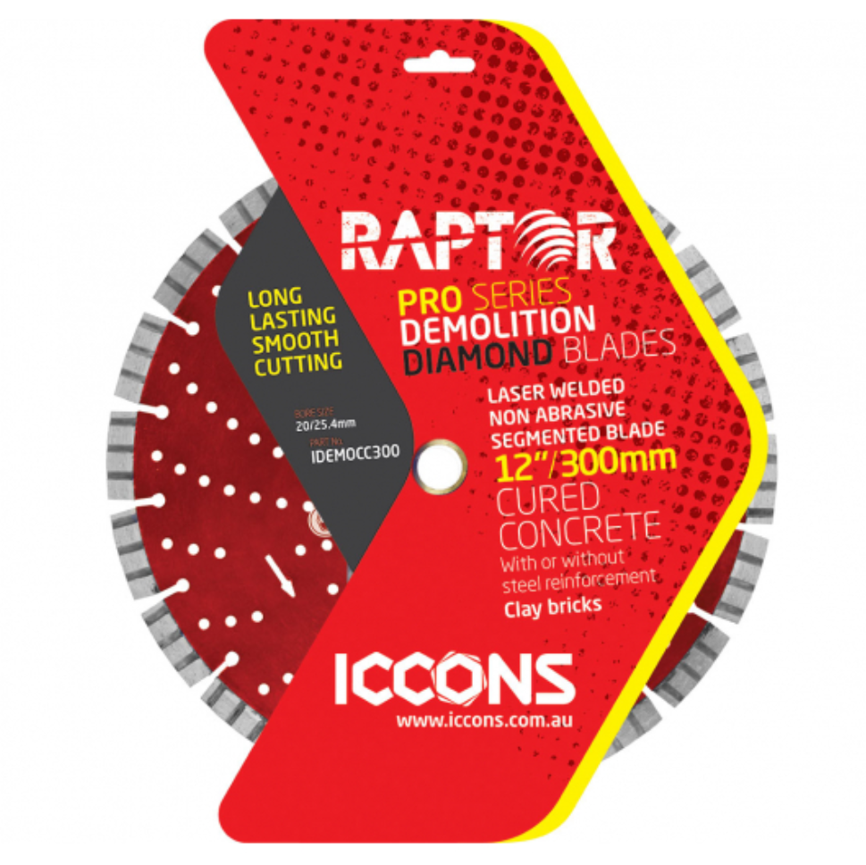 Demolition Blade For Cured Concrete