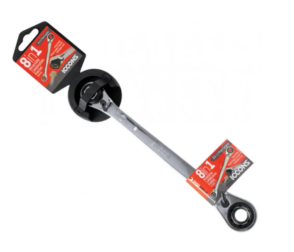 GENR8 8-in-1 Reversible Combination Ratchet