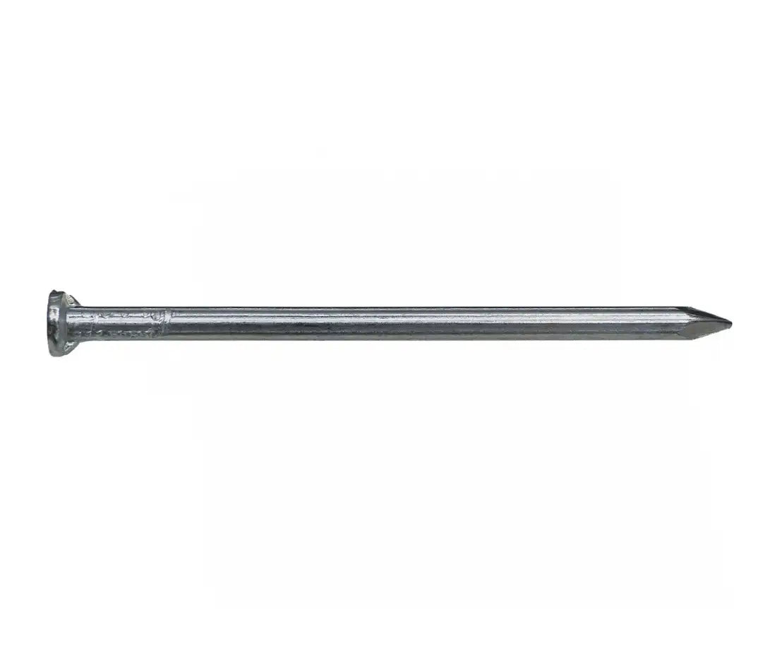 Knurled Shank Masonry Nail - Zinc Clear