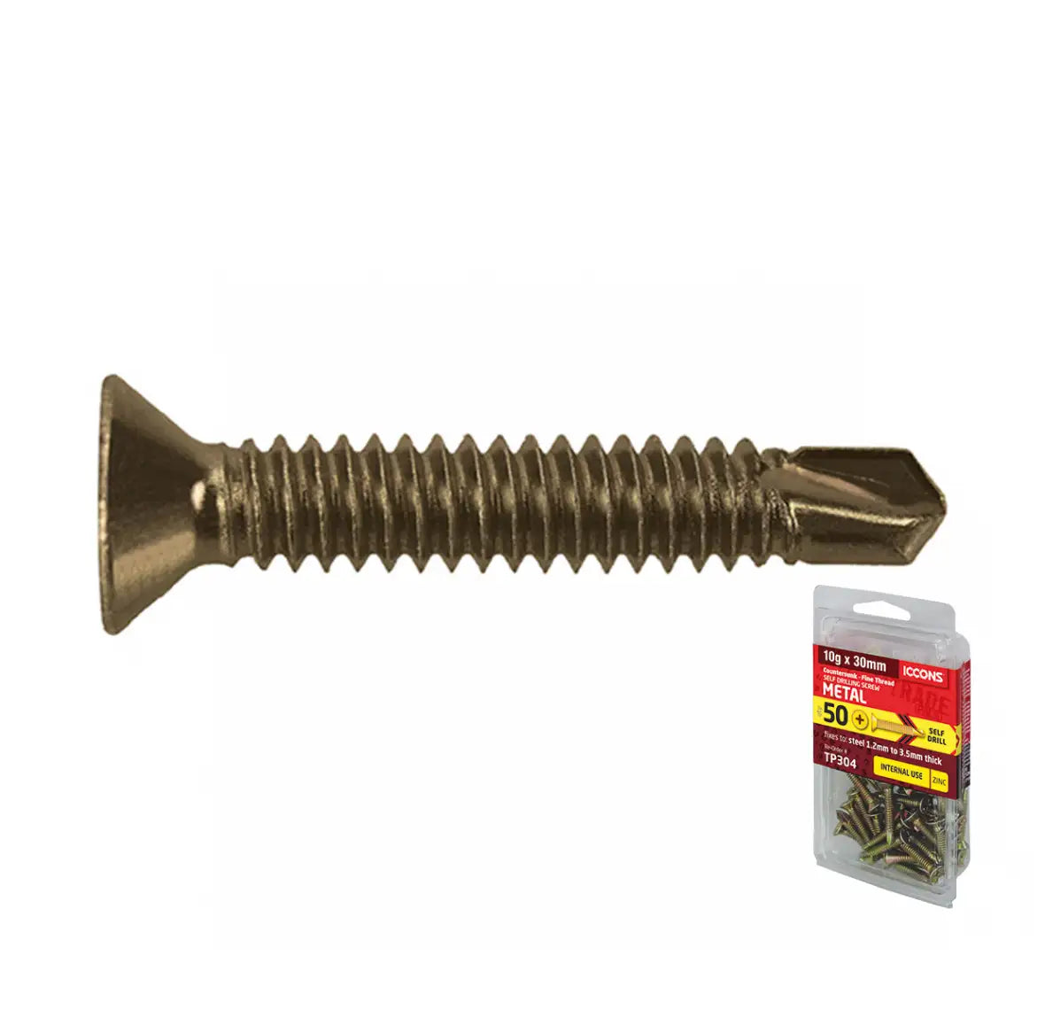 Trade Pack - Self Drilling Countersunk Head - Fine Thread