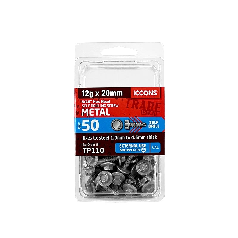 Trade Pack - Self Drilling Hex - Coarse Thread
