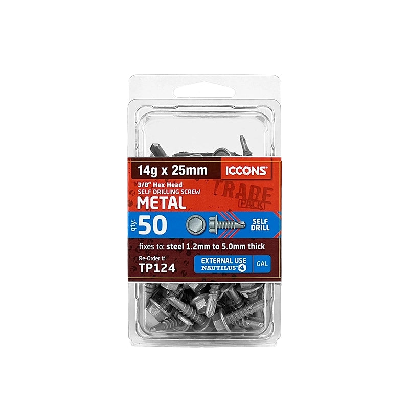 Trade Pack - Self Drilling Hex - Coarse Thread