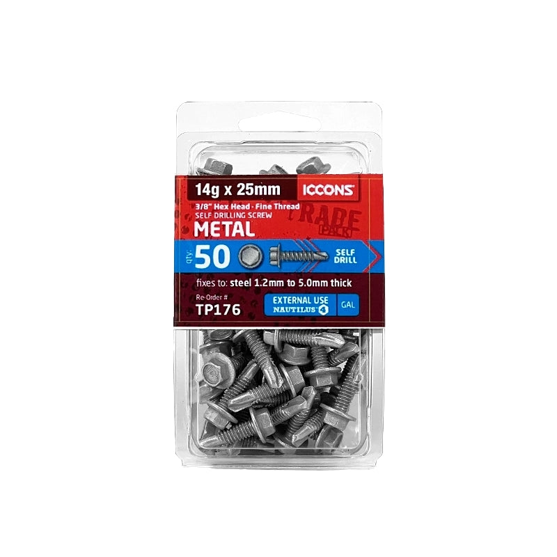 Trade Pack - Self Drilling Hex - Fine Thread