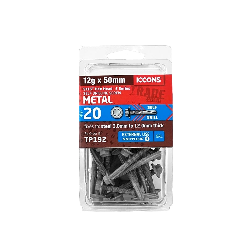 Trade Pack - Self Drilling Hex 5 Series - Fine Thread