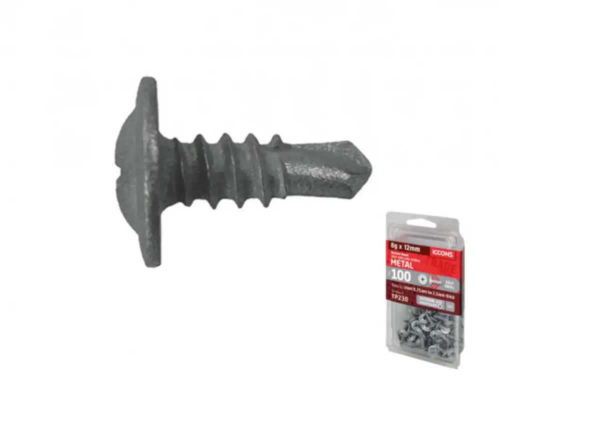 Trade Pack - Self Drilling Button Head - Coarse Thread