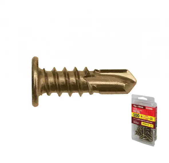 Trade Pack - Self Drilling Flathead - Coarse Thread