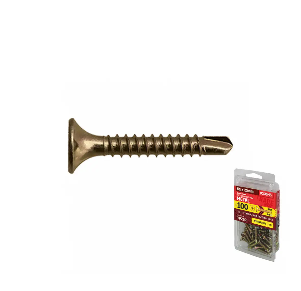 Trade Pack - Self Drilling Bugle Head - Coarse Thread