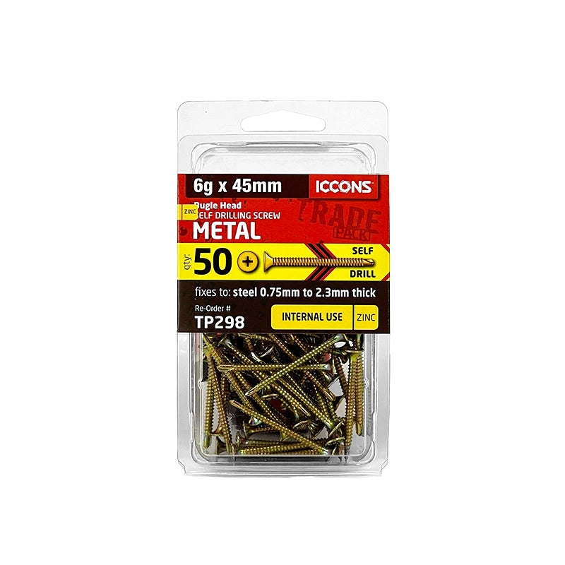 Trade Pack - Self Drilling Bugle Head - Coarse Thread