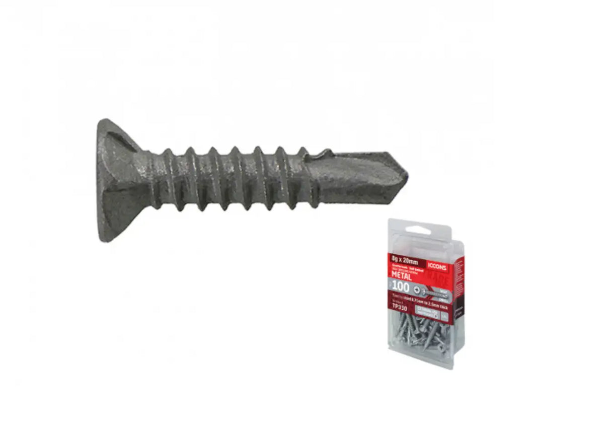 Trade Pack - Self Drilling Countersunk Head - Coarse Thread
