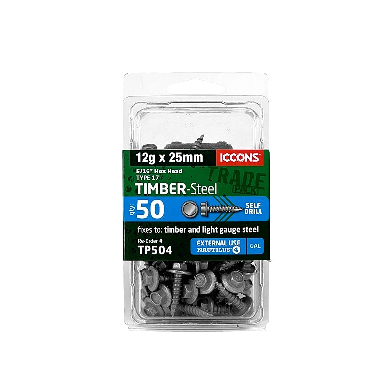 Trade Pack - Type 17 Hex - Coarse Thread