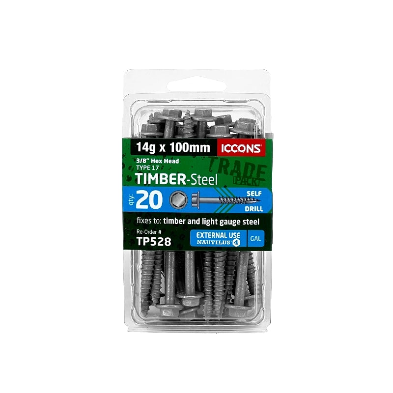 Trade Pack - Type 17 Hex - Coarse Thread