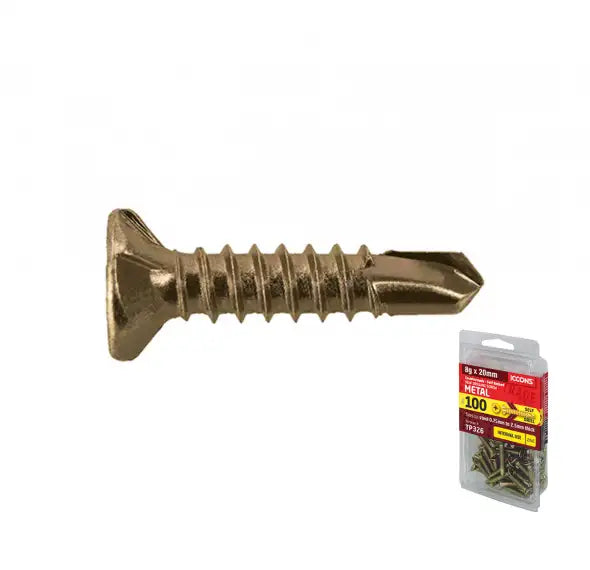 Trade Pack - Self Drilling Csk Self Embed Head - Coarse Thread