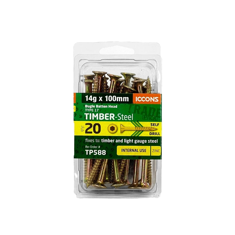 Trade Pack - Type 17 Bugle Batten - Coarse Thread