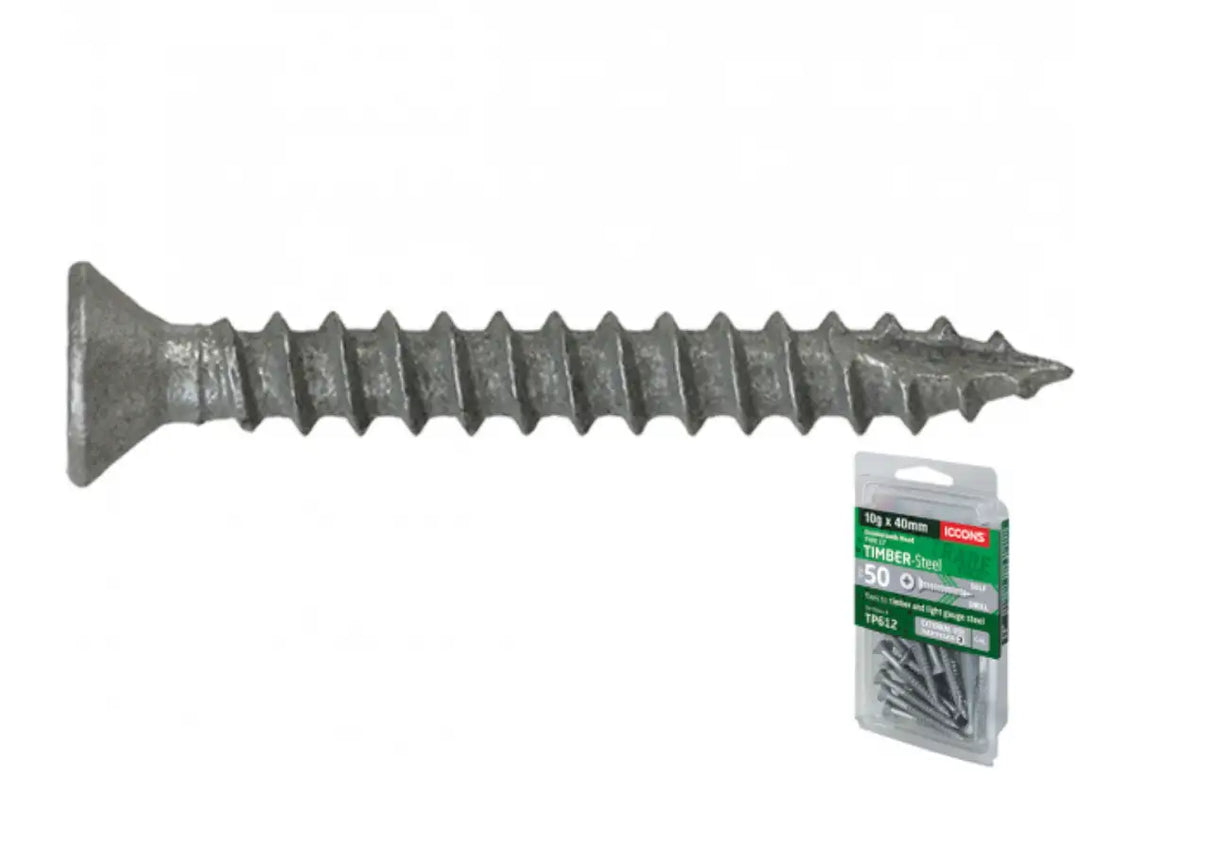 Trade Pack - Type 17 Countersunk Head - Coarse Thread