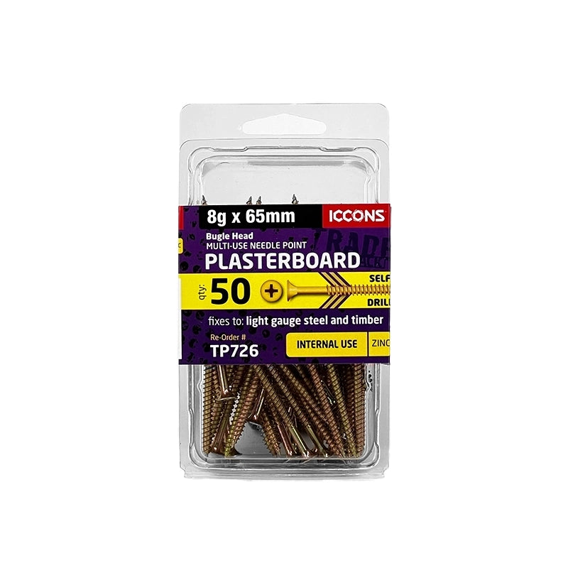 Trade Pack - Needle Point Bugle Head - Fine Thread (For Fixing Plasterboard)