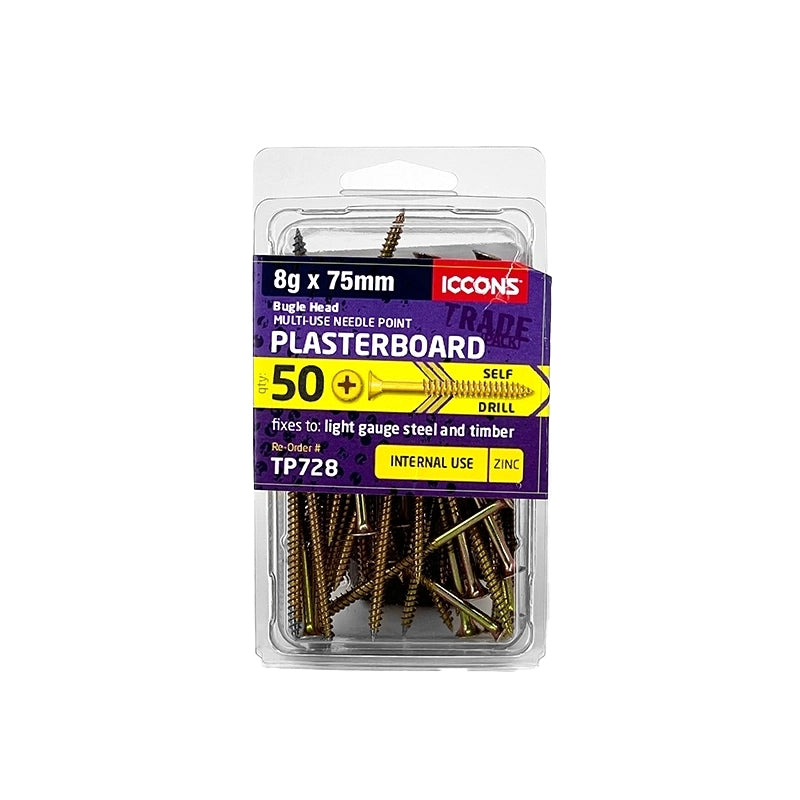 Trade Pack - Needle Point Bugle Head - Fine Thread (For Fixing Plasterboard)