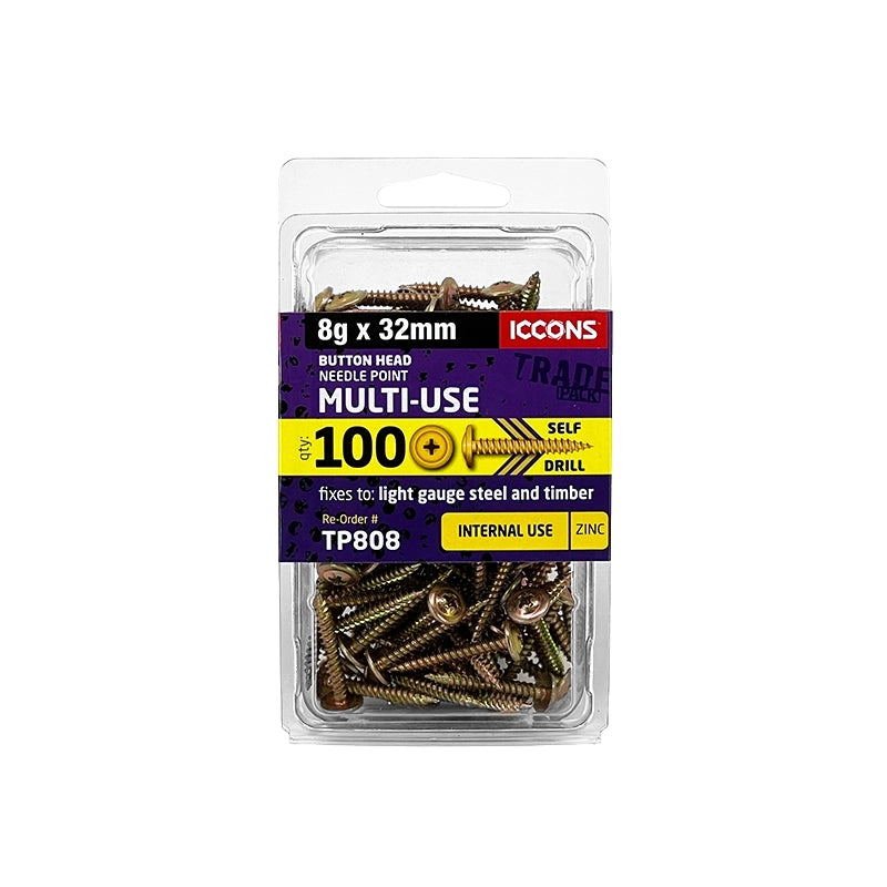 Trade Pack - Needle Point Button Head