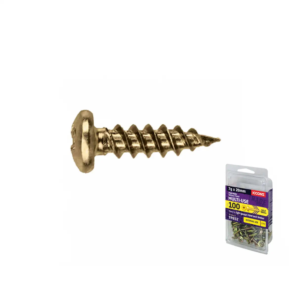 Trade Pack - Needle Point Pan Head