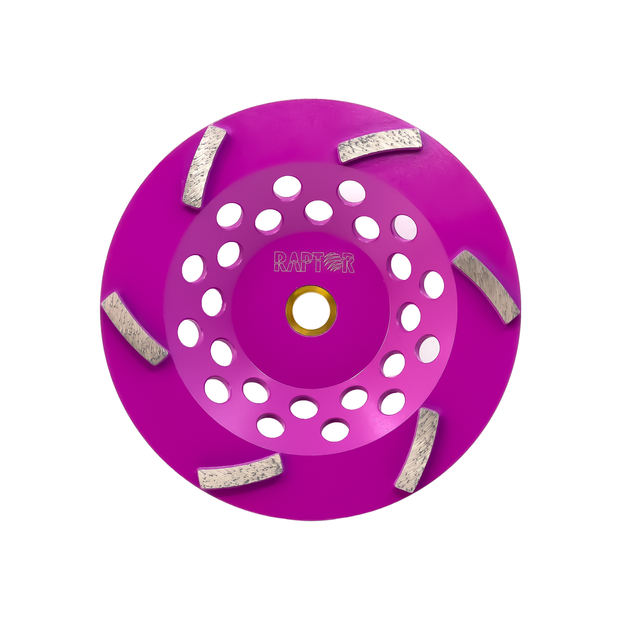 Diamond Grinding Cup for Concrete, Paint & Glue Removal - Purple