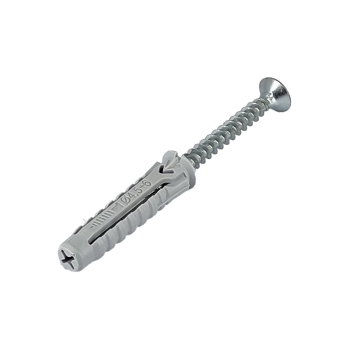 Universal Nylon Plug - with Countersunk Screw - Screws Anything!