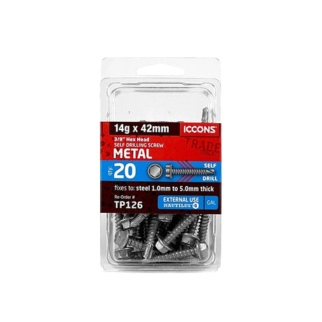 Trade Pack - Self Drilling Hex - Coarse Thread