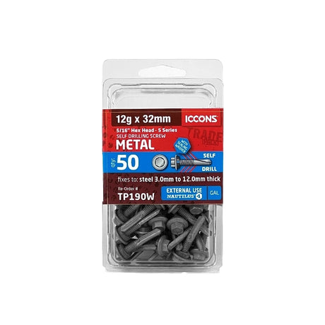 Trade Pack - Self Drilling Hex 5 Series with Sealing Washer - Fine Thread