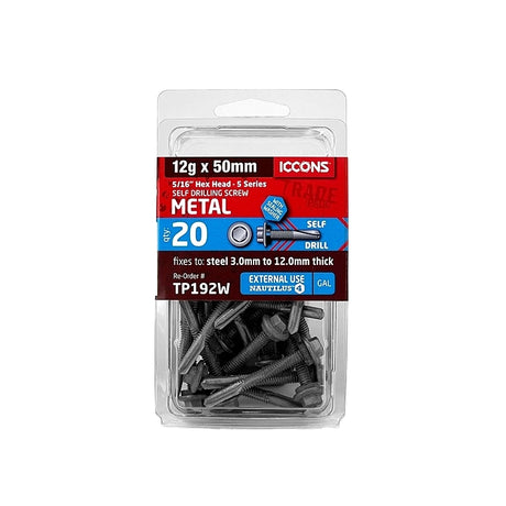 Trade Pack - Self Drilling Hex 5 Series with Sealing Washer - Fine Thread