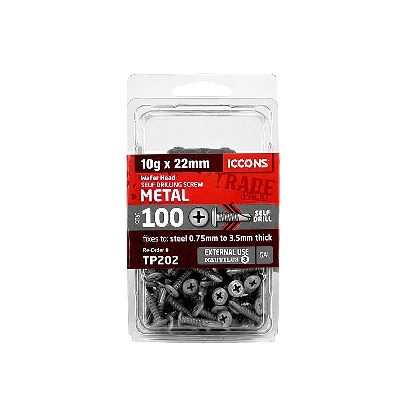 Trade Pack - Self Drilling Wafer - Coarse Thread