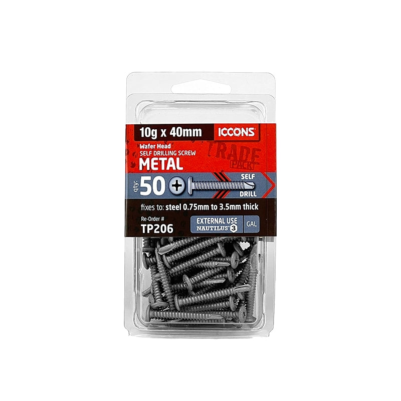 Trade Pack - Self Drilling Wafer - Coarse Thread