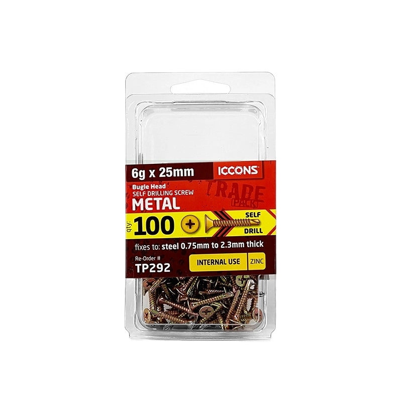 Trade Pack - Self Drilling Bugle Head - Coarse Thread