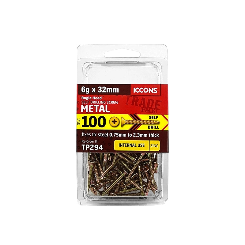 Trade Pack - Self Drilling Bugle Head - Coarse Thread