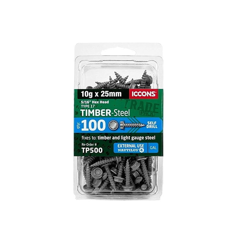 Trade Pack - Type 17 Hex - Coarse Thread