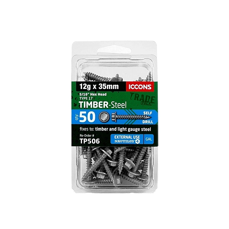 Trade Pack - Type 17 Hex - Coarse Thread