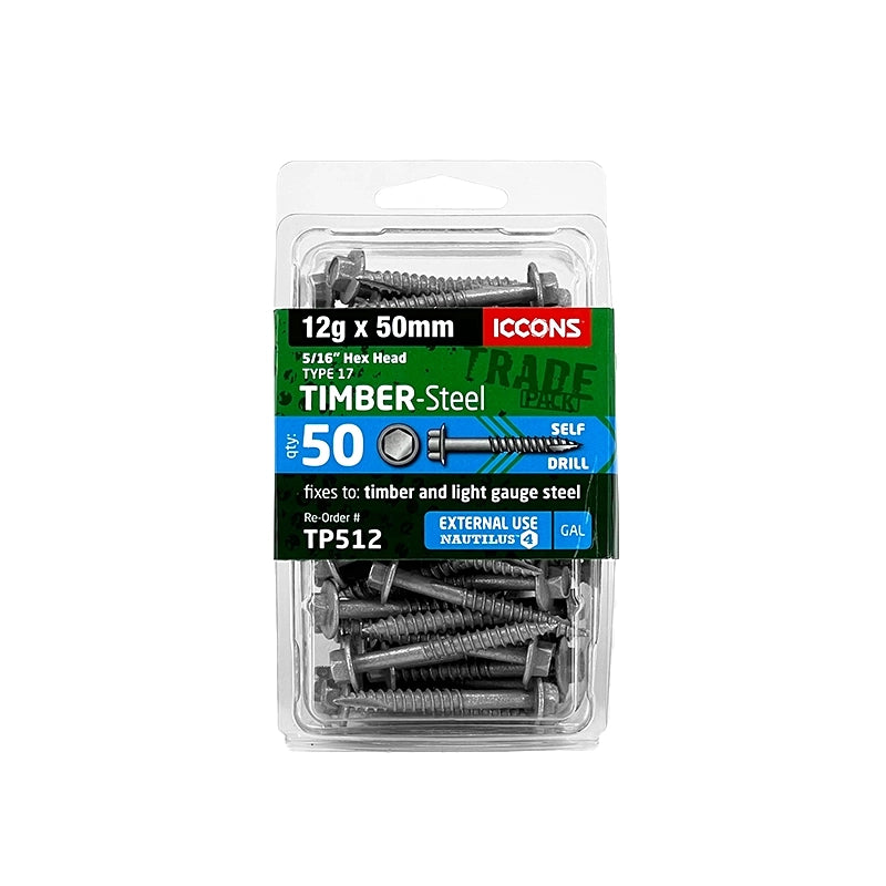 Trade Pack - Type 17 Hex - Coarse Thread