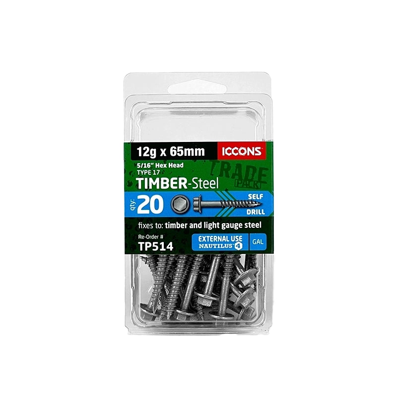 Trade Pack - Type 17 Hex - Coarse Thread