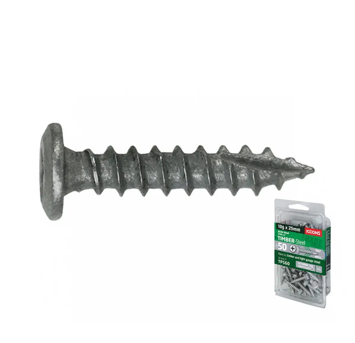 Trade Pack - Type 17 Wafer Head - Coarse Thread