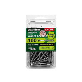 Trade Pack - Trim Head Decking Screw - Coarse Thread