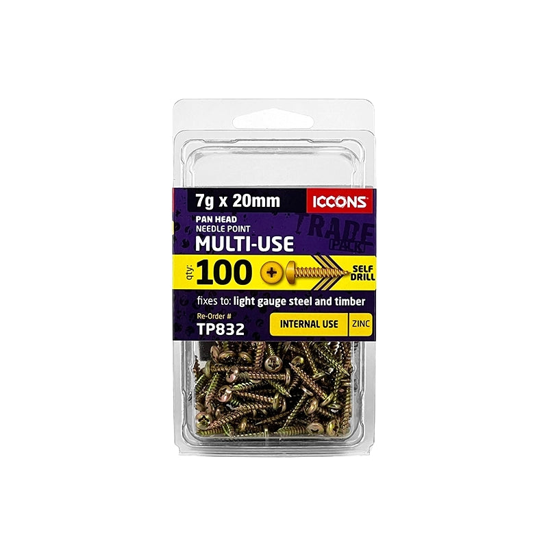 Trade Pack - Needle Point Pan Head