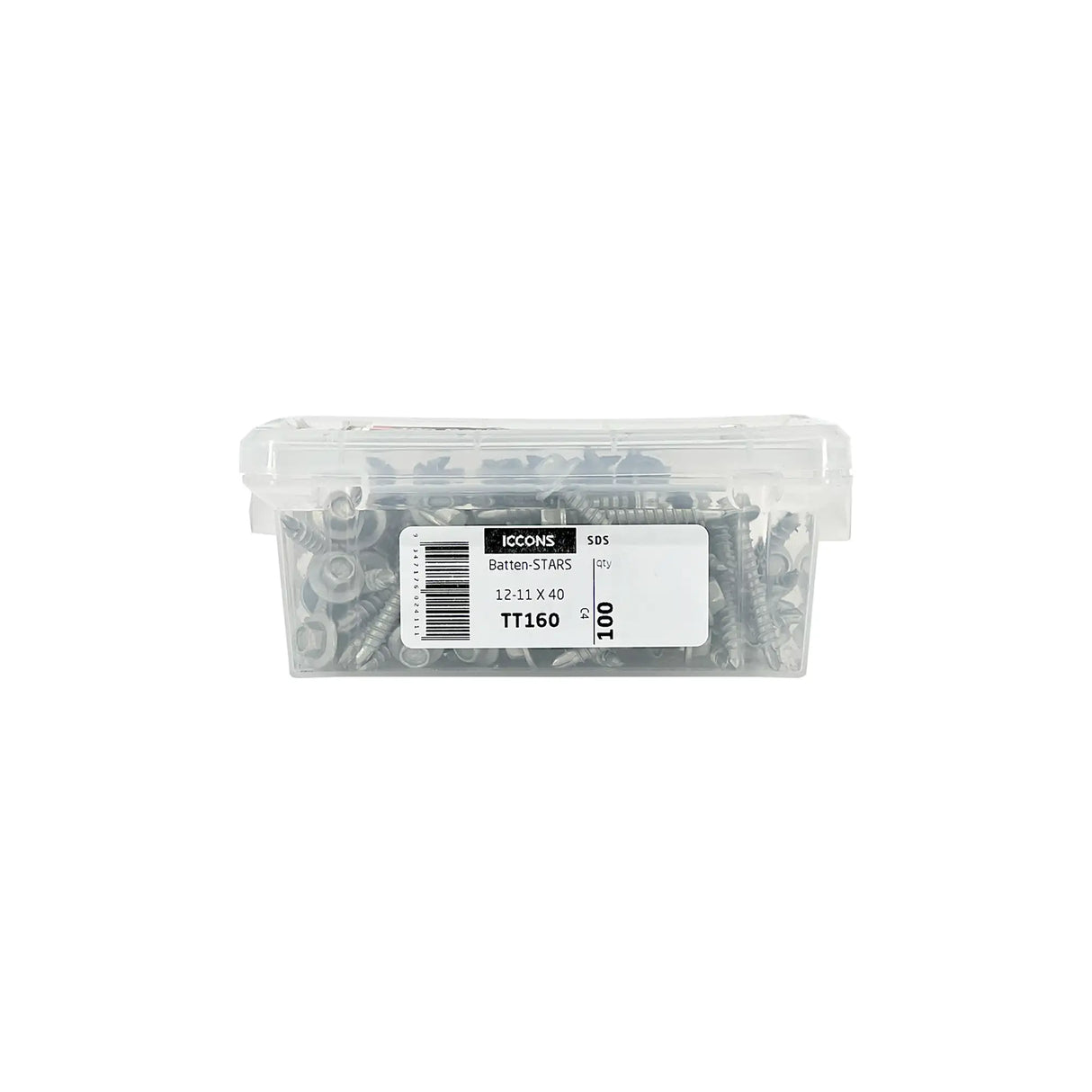 Trade Tub - Batten Stars - Metal Top Hat Batten To Steel Or Timber (100 Pack)
