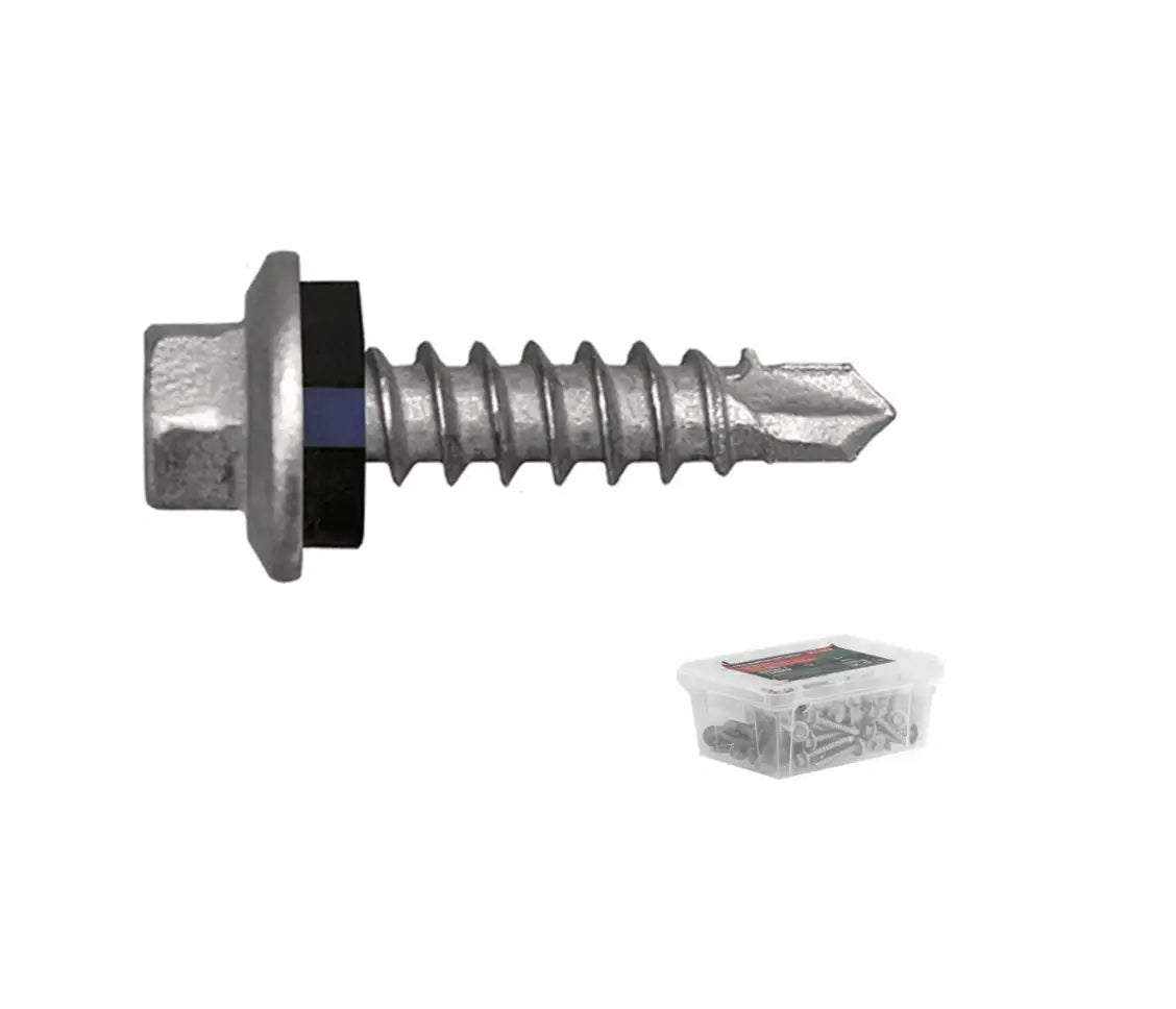 Trade Tub - Wall-Stars with Sealing Washer - Cladding Screw To Metal Or Timber