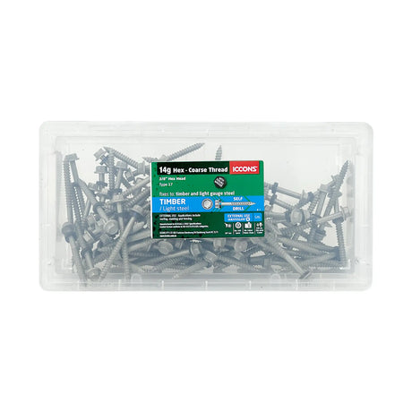 Trade Tub - Type 17 Hex with Sealing Washer - Coarse Thread