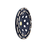 Double Row Diamond Grinding Cup for Concrete & Masonry - Blue
