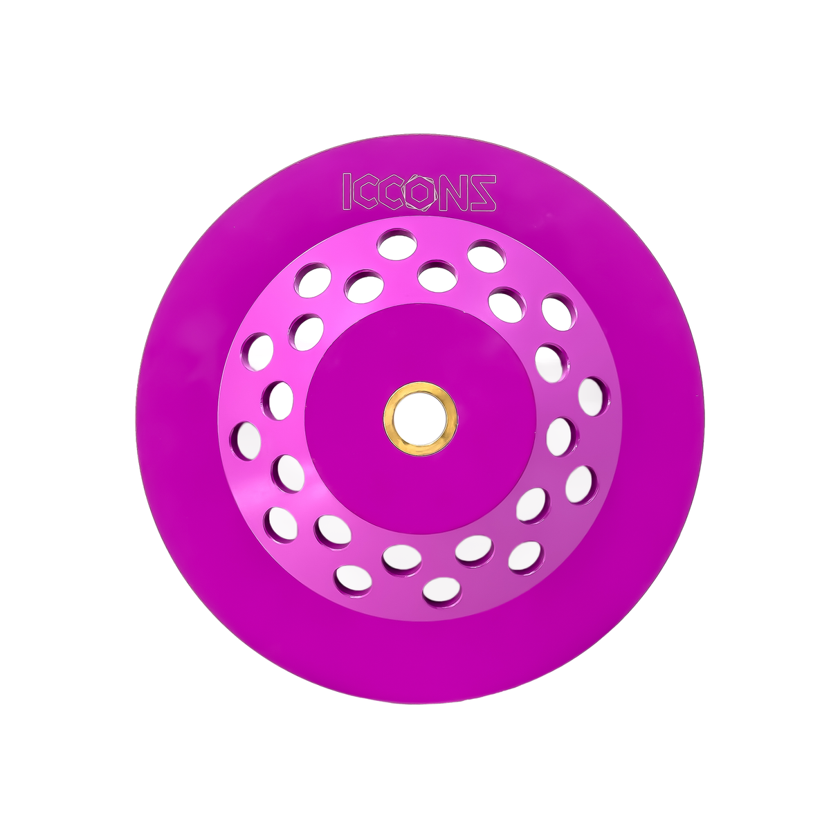 Diamond Grinding Cup for Concrete, Paint & Glue Removal - Purple